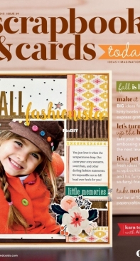 Scrapbook and Cards Today  Fall 2015
