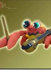 Delicious Crochet - Paola Navarro- The filddler crab - Spanish