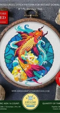 Awesome Pattern Studio - 170 - Mandala Fish