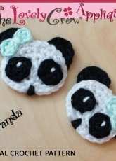 The Lovely Crow - Elizabeth Alan -  Applique Panda