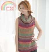 Lion Brand Yarn-L40712-Flattering Shaded Tunic -Free