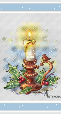 Christmas Candle by Anna Petunova XSD