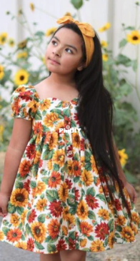 Peony Patterns - Marigold Top, Mini and Dress - Sizes 1-14 Years
