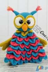 One and two company - Carolina Guzman - Quinn the Owl Blanket
