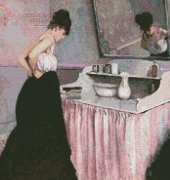 Artecy Cross Stitch - Woman at Dressing Table