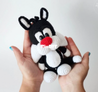 Crochet Design Wonders / Crochet Wonders Design / Olga Toys Handmade / Olga Kurchenko - Olga Kuchenki - Funny Toys - Cat (Sylvester)