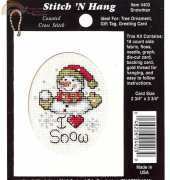 Needle Magic Inc. NMI Stitch N Hang 4403 - Snowman
