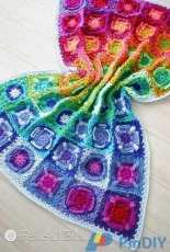 Felted Button - Susan Carlson - Kaleidoscope Eyes Blanket