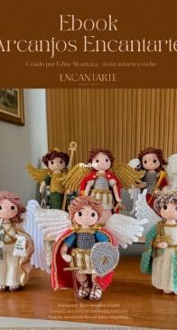 Encantarte Croche - Edna Alcantara  - Archangels - Ebook Arcanjos Encantarte - Portuguese