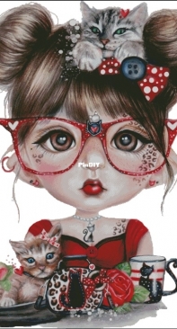 HAED HAESHP 142679 Crazy Cat Chloe by Sheena Pike