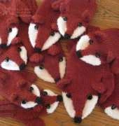 Fox Mittens by Laurie Walton