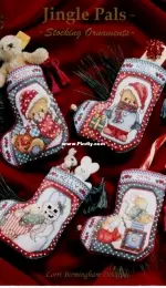 Lorri Birmingham Designs 211 - Jingle Pals Stocking Ornaments