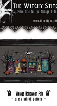 The Witchy Stitcher - Vintage Halloween Fair PCS + XSD