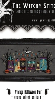 The Witchy Stitcher - Vintage Halloween Fair PCS + XSD