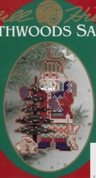 Mill Hill Northwoods Santas MHNS3 Pine Tree Santa