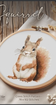 Craftibo Cross - Squirrel