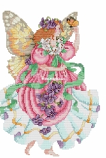 Flower Faerie by Barbara Baatz from American School of Needlework ASN 3633 Faeries PCS