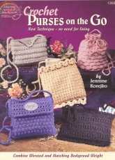 American School of Needlework 1305 Crochet Purses on the Go by Jennine Korejko