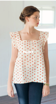 Sew - Theresa Gonzalez - Emily Blouse / Poppy Tank / Square Neck Top - Sizes XS-L
