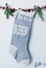 French Press Knits-Tannenbaum Stocking by Melynda Bernardi - Free