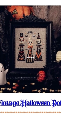 The Witchy Stitcher - Vintage Halloween Dolls from Witchy Stitching PCS + XSD
