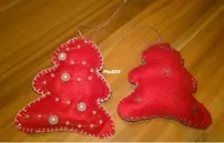 Christmas tree in felt