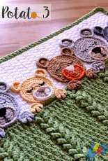 My Sweet Potato 3- Christine Mitchell - Sleep Tight Teddy Bear Blanket
