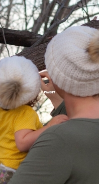Winding Road Crochet - Lindsey Dale - Baby and Me Herringbone Crochet Beanie - Free