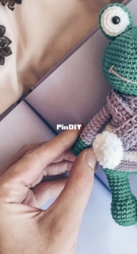 Pollytoys crochet - Dasha / Daria Lobacheva - Pappy Frog