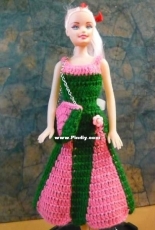 Maguinda Bolsón - Isabel dress and bag set for dolls