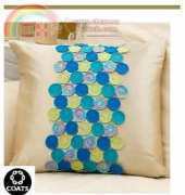 Coats & Clark LC2392 - Circling Accent Pillow by Tracie Barrett
