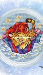 Eastern Calendar - Tiger Cub by Antonina Tretyakova