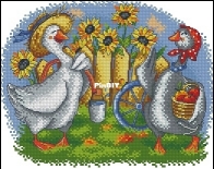 M. P. Studio Firebird M-567 - Two Cheerful Geese XSD