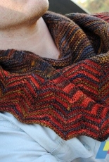 Akimbo Shawl by Stephen West