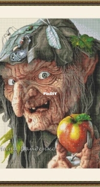 Witch With An Apple by Inna Baydenko XSD