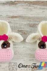 One and Two Company -Carolina Guzman - Doris the Cow Booties -Toddler Sizes