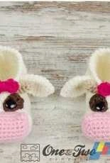 One and Two Company -Carolina Guzman - Doris the Cow Booties -Toddler Sizes