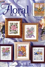 Leisure Arts 3306 Floral Minis by Joan Elliott