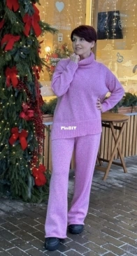 Trousers and sweater "Oversized-Elegant"  by Olesya Danilyuk - Russian