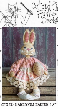 Cat and the Diddle Designs  CF250  Gini Simpson Hareloom Easter