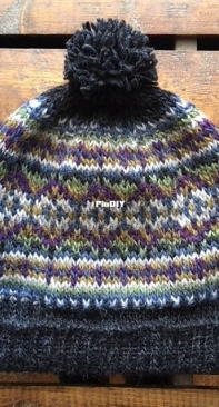 Frost Line Toque by Adèle Hempel-Free