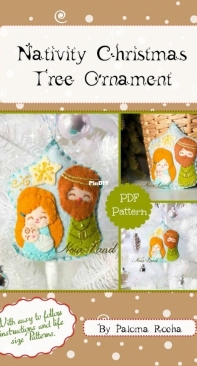 Noia Land - Nativity Christmas Tree Ornament by Paloma Rocha