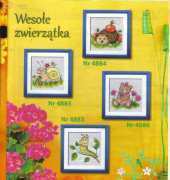 Coricamo 4883, 4884, 4885, 4886 - Happy Animals from Hafty Polskie - Igłą Malowane