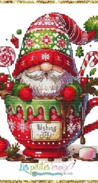 Christmas gnome cup - Les Petites Croix De