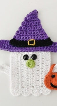The Crochet Cartoon Co - Olivia Caputo - Gilbert The Ghost - Free