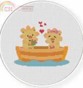 Daily Cross Stitch - Lion Love