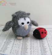 Fluff & Fuzz Cricklewood Owl & Jubilee Ladybird by Amanda Berry
