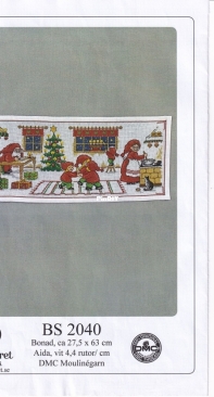 Svarta Fåret - BS 2040 - Christmas Wall Hanging