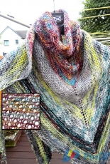 Three Stitch Shawl by Fiona McGow - Free