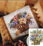 Flower basket Pillow